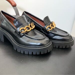 Zara Lug Sole Loafers Sz 40 (Never Worn)